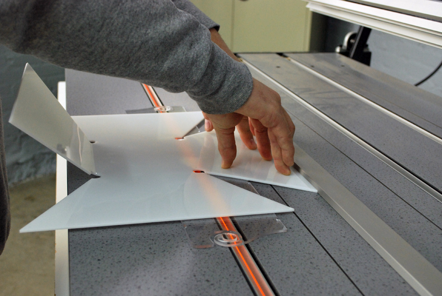 Heat bending acrylic