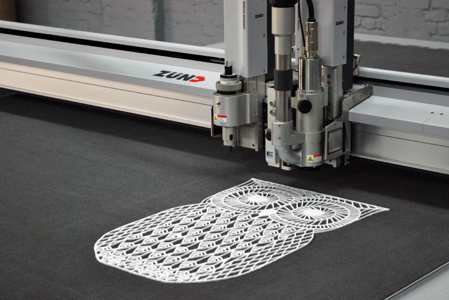 ZUND Machine in action